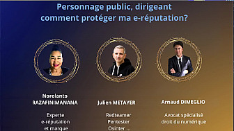 Salon S3C Cybersécurité - Table ronde 'Personnage Public, Dirigeant comment protéger ma e-réputation'