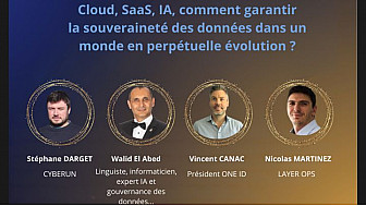 Salon S3C Cybersécurité -  La Souveraineté des Données vue par ONE-ID et LAYER OPS deux entreprises françaises.
