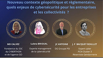 Salon S3C 2025 - Lubna Brioual 'Enjeux de Cybersécurité pour les Entreprises et Collectivités françaises'