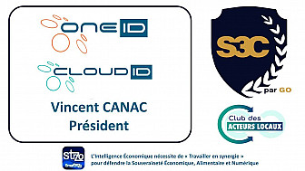 Salon S3C - Vincent CANAC, président de ONE ID - services informatique  et  cloud souverain, écoresponsable et engagé 