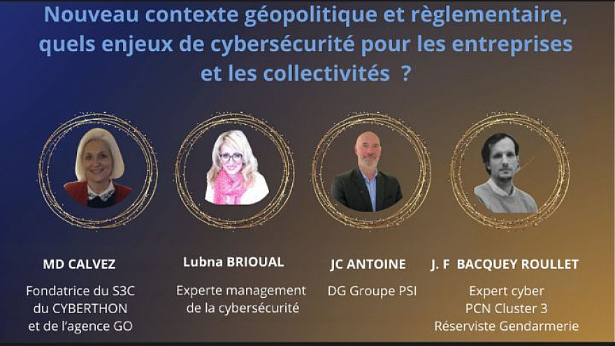Salon S3C 2025 - Lubna Brioual 'Enjeux de Cybersécurité pour les Entreprises et Collectivités françaises'