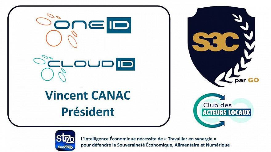 Salon S3C - Vincent CANAC, président de ONE ID - services informatique  et  cloud souverain, écoresponsable et engagé 